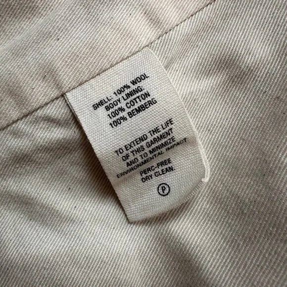 Alex Mill XS Houndstooth Jacket in Brown and Cream - Picture 8 of 12